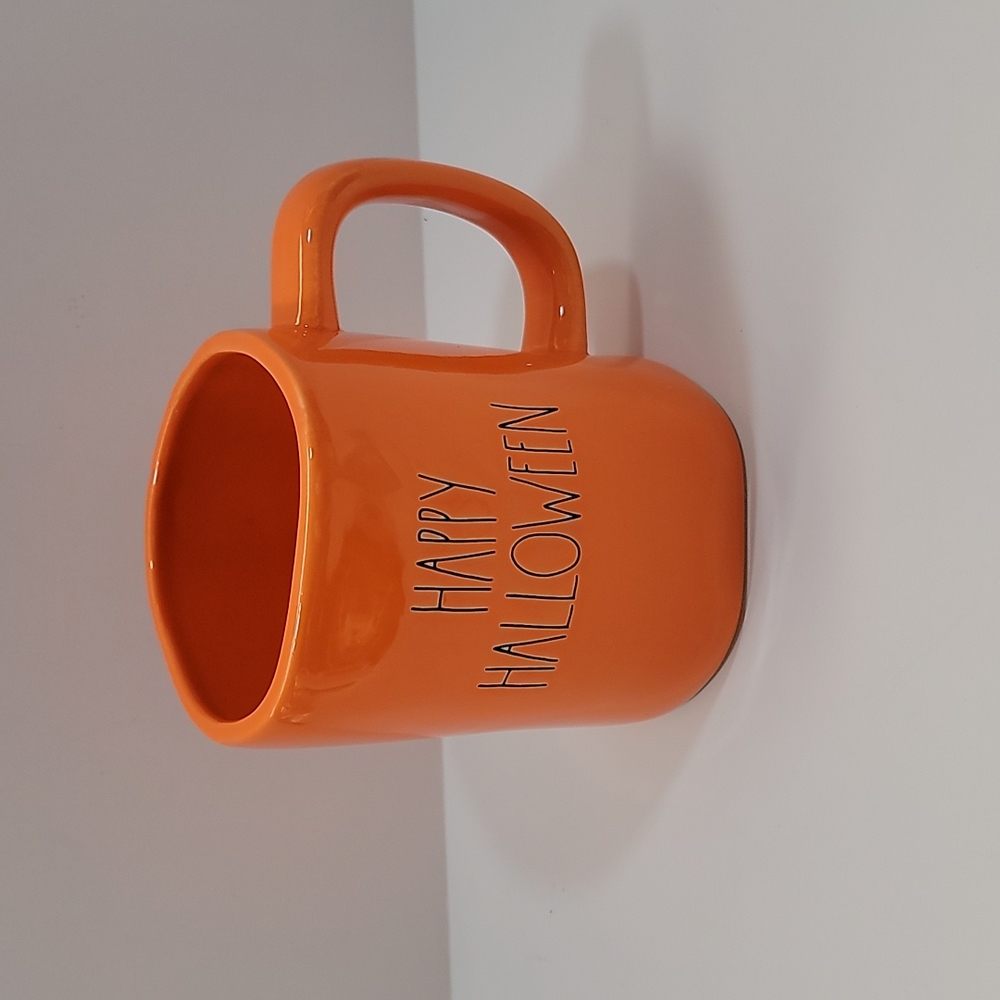 Rae Dunn Orange Happy Halloween Coffee/ Tea Mug